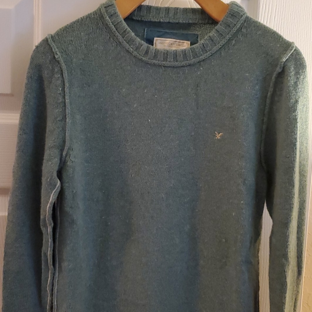 American Eagle Teal Sweater NWOT! - Picture 1 of 11